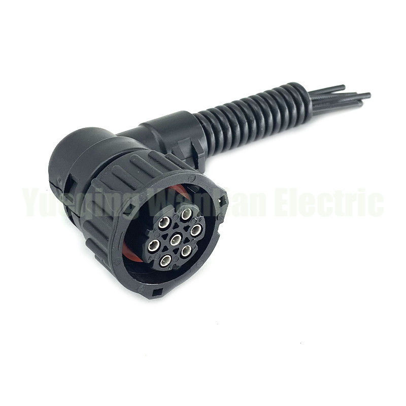 7 Pin 967650-1 968421-1 1-1813344-1 Round Odometer Speed Sensor Black Sealed Wire Connector
