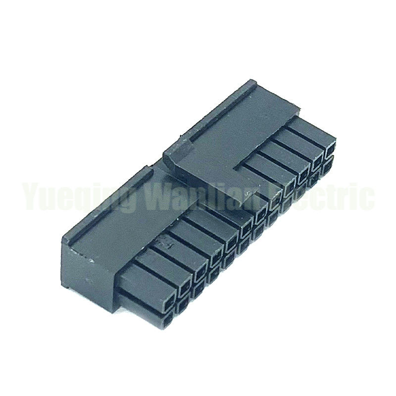 24 PIN 5557 black male for PC computer ATX motherboard power connector plastic shell Housing