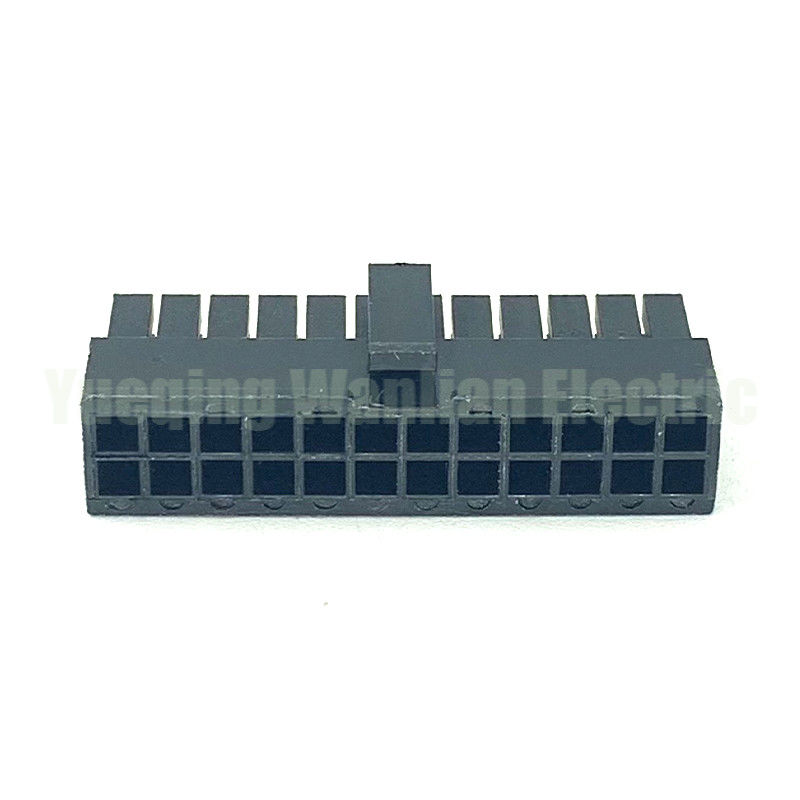 24 PIN 5557 black male for PC computer ATX motherboard power connector plastic shell Housing