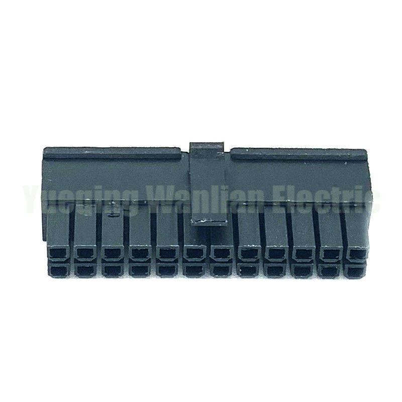24 PIN 5557 black male for PC computer ATX motherboard power connector plastic shell Housing