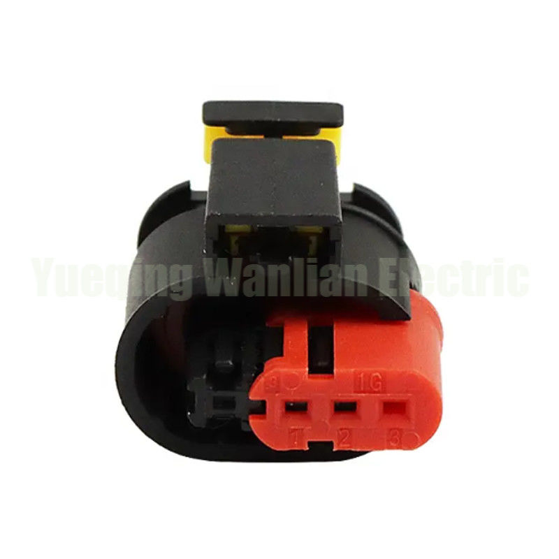 3 Pin 284426-1 284425-1 Waterproof Automotive Wire Connector / Ignition Coil Connector