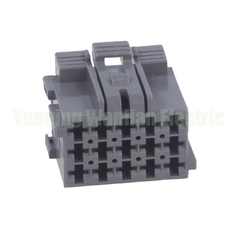 15 Pin 1-967623-6 Car Unsealed Connector Auto Modification Plug Parts Grey Automotive AC Assembly Wiring Socket