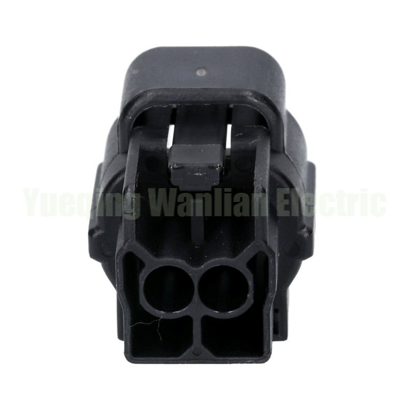 2 Pin 0-0174352-2 Waterproof Wire Black Female Connector Auto Wiring Plug