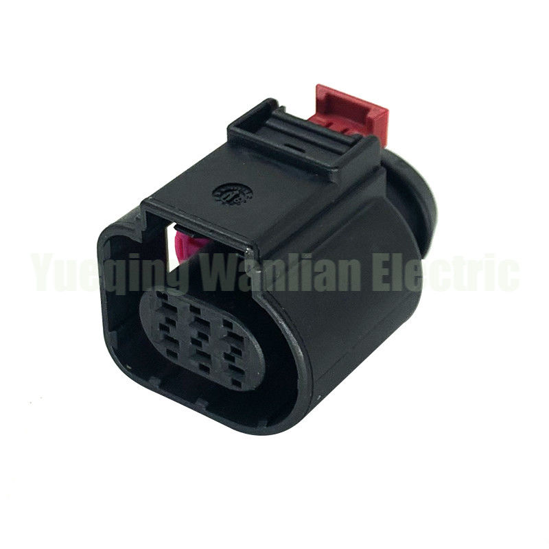 6 Pin 4H0973713 Throttle Valve Control Element Auto Temp Sensor Plug Deflation Connector
