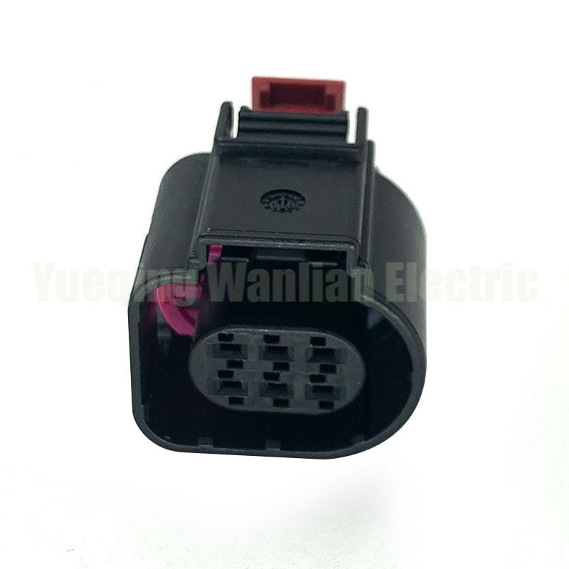 6 Pin 4H0973713 Throttle Valve Control Element Auto Temp Sensor Plug Deflation Connector