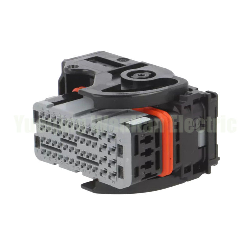 48 Pin 64320-1318 Sealed Hybrid Modular Wiring Plug Left Wire Output Black Connector Socket