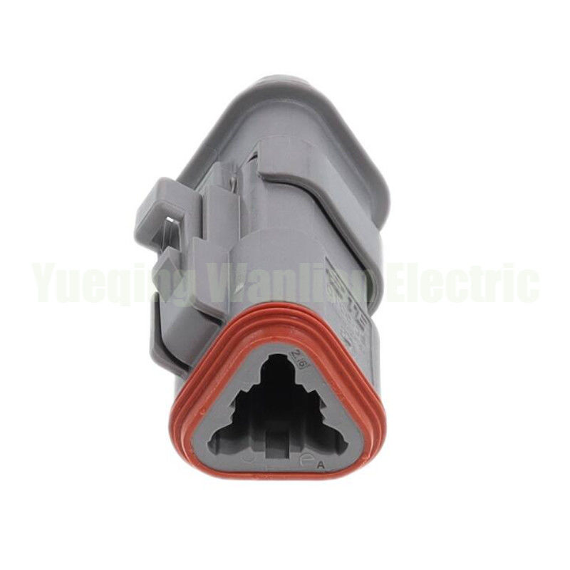 3 Pins DT06-3S-CE04 Automotive Connector Flat Tail Cover Waterproof Plug-In Wiring Harness Connector WL3032T3-1.6-21